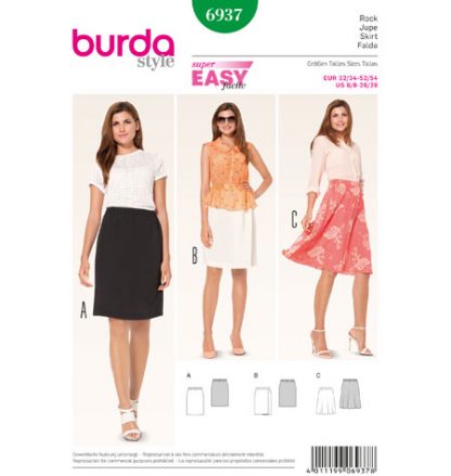 Burda-Style-6937-Skirt