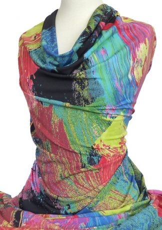 Knitwit Mimi Printed Knit Bright Multicolour