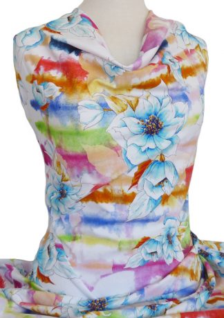 Knitwit Printed Cotton Jersey Bright Morning