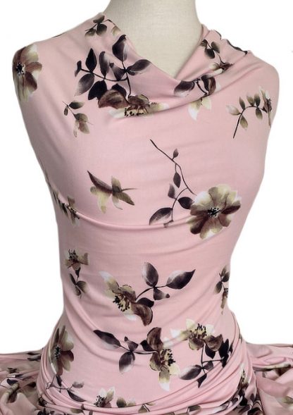Printed Jersey Knit Penelope Pink