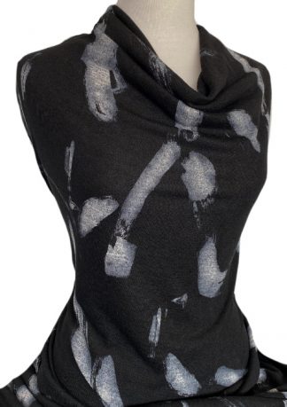 Winter Printed Knit Alaska Black Grey