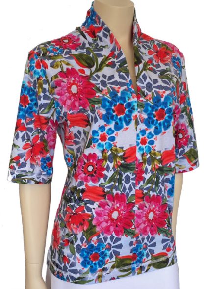 KwikSew Pattern 3658 Printed Cotton Jersey Serena Floral