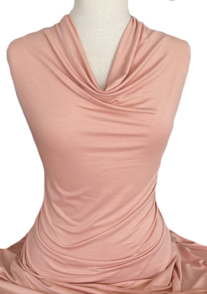 Knitwit Light Bamboo Jersey Knit Peach