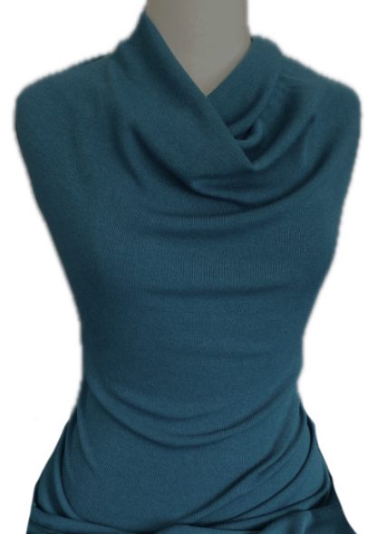Identity Knit Fabric Peacock Blue