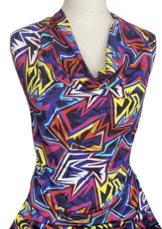 Knitwit Printed Cotton Jersey Wizard Multicolour