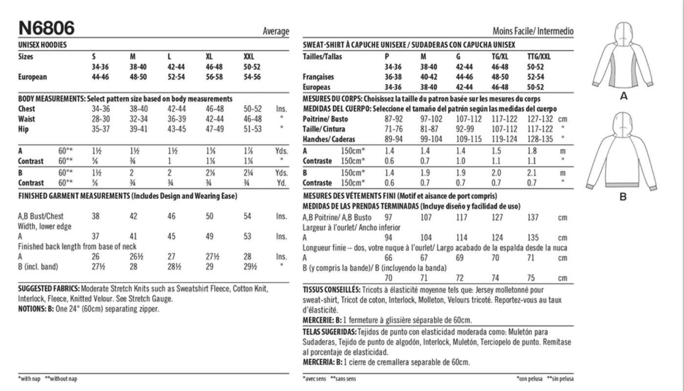 New Look Sewing Pattern N6806_Back