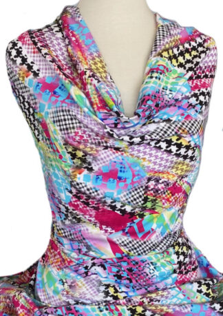 Knitwit Printed Cotton Jersey Mural Multicolour