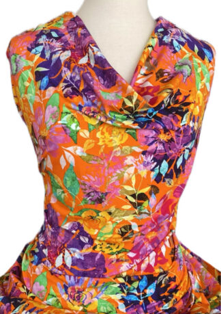 Knitwit Printed Cotton Jersey Petal Multicolour