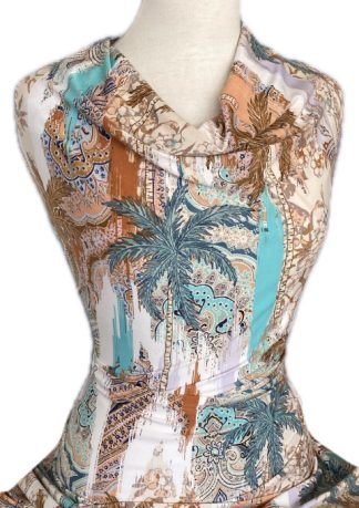 Knitwit Printed Jersey Knit Morocco Pastel Multicolour