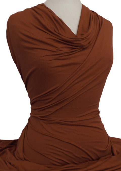 Knitwit Light Bamboo Jersey Knit Paprika
