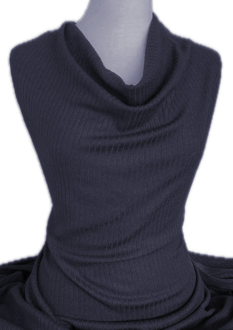 Vienna Ribbed Knit Navy