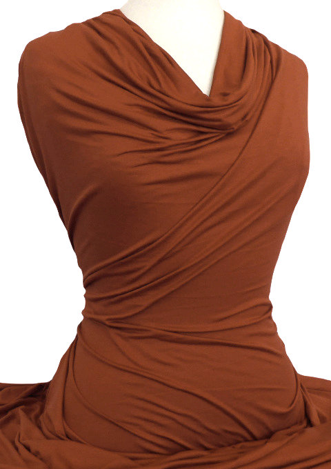 Knitwit Light Bamboo Jersey Knit Paprika