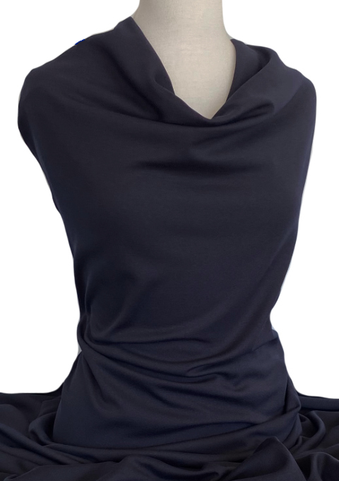 Knitwit Monaco Double Knit Fabric Ink Navy