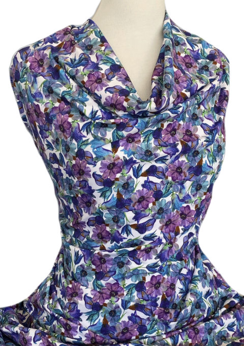 Knitwit Printed Cotton Jersey Chelsea Floral