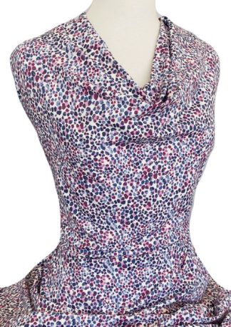 Knitwit Printed Cotton Jersey Clementine Spot