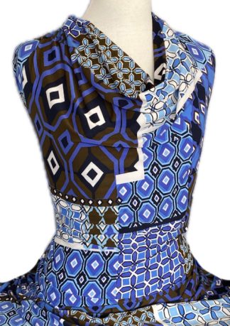 Knitwit Printed Jersey Knit Sofia Blues